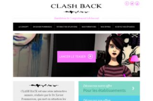un jeu interactif crée par le Docteur Pommereau pour aborder les conflits entre parents et adolescents

lien : http://www.clash-back.com/